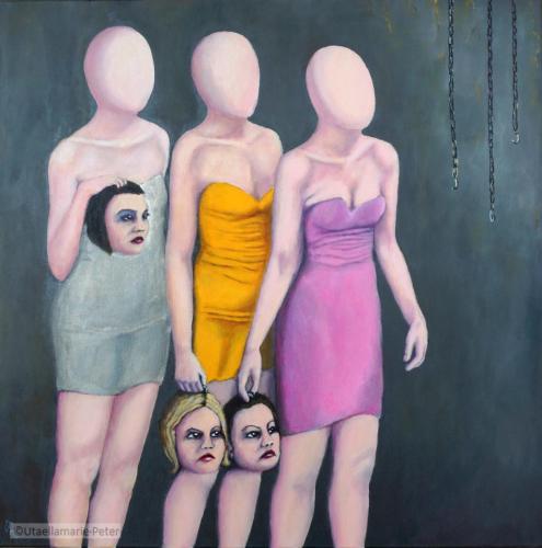 2023-06 - Abgeschminkt - 80-80cm - Acryl-bs