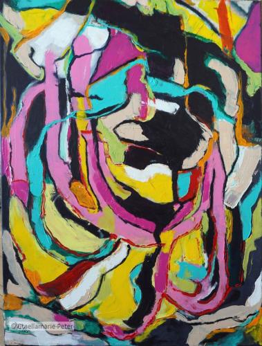 2023-19 - Abstracts-23-1 - 80-60cm - Acryl