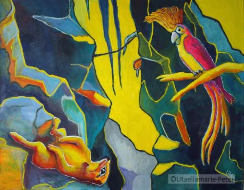 2025-09 - Blickkontakt - 70-90cm - Acryl