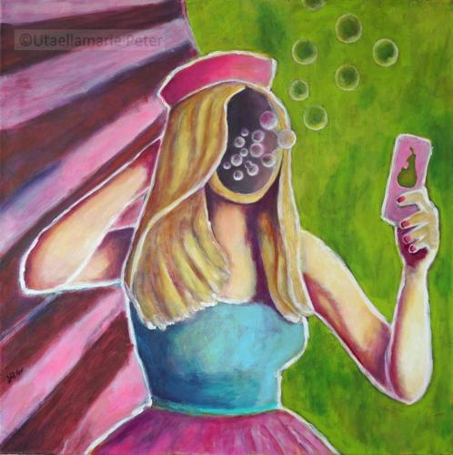 2025-18 - Bubbles - 80-80cm - Acryl