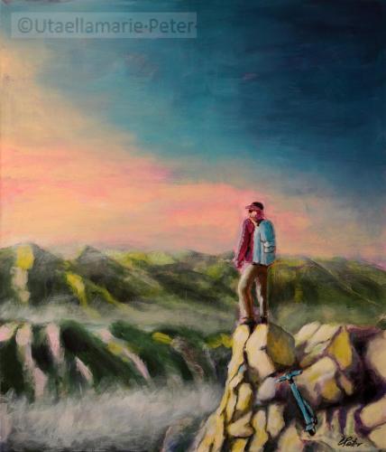 2025-28 - Rolling up that hill - 70-60cm - Acryl
